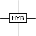 rf symbol for hybrid coupler