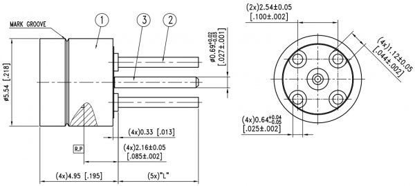 SMP-M-S-PCBTH_001 CAD Drawing