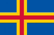 Aland Islands Finnish Flag