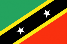Saint Kitts & Nevis National Flag