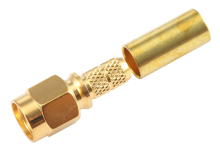 SMA Male Plug rf crimp connector for RG58 