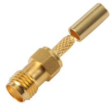 SMA Socket Female crimp connector for LMR100, RG174, RG316