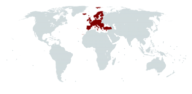ITU Europe region outline