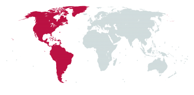 UN M49 Americas Outline