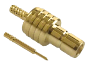 SMB male coaxial RF connector plug