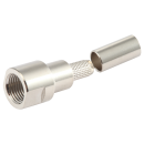 FME male straight crimp connector for LMR195, RG58 coaxial cables