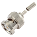 BNC Male straight plug crimp connector for LMR100 RG316 RG174