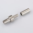 TS-9 crimp connector for RG-174 and RG316 cable types