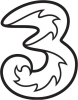 Three Ireland logo